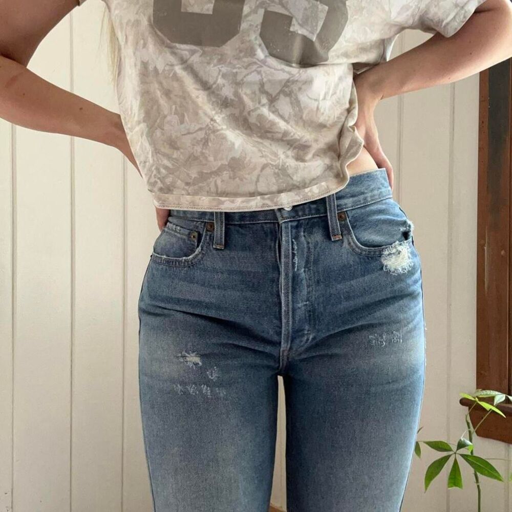 Re/Done Bermuda Denim Shorts
